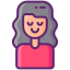 Женщина волос icon