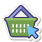 stickers style click & collect icon