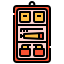 bolsos-externos-embalaje-de-viaje-linector-lineal-color-linector icon