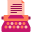 Typewriter icon