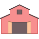 office l style barn icon
