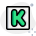 Kickstarter K logo online crowdfunding web portal icon