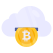 Cloud Cryptocurrency icon