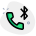 Cell phone sharing with Bluetooth connectivity logotype layout icon