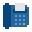 color pixels style 팩스 icon