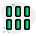 Vertical grid mesh of column layout template icon