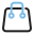 Vista frontal del bolso icon