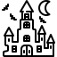 haunted house icon