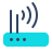 parakeet color style wi fi router icon