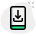 descarga-externa-de-contenido-desde-internet-al-teléfono-móvil-carga-verde-tal-revivo icon