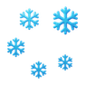3d fluency style snow storm icon