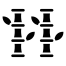 bamboo sticks icon