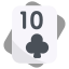 22 ten of clubs icon