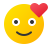 windows 11 color style smiling face with heart icon