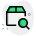 Searching for an item delivery shipment address icon