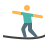 color style marcheur sur corde icon