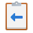 Assignment Return icon