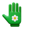 Garden glove icon