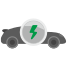 Charge Electric Car icon