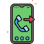 external-sending-call-contact-us-flaticons-lineal-color-flat-icons icon