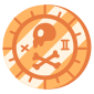 外部コイン海賊フラットフラットアイコン最大アイコン icon