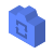 isometric color style switch camera icon