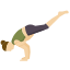 yoga pose icon