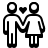 badges style romance icon