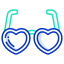 heart glasses icon