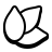 badges style flax seeds icon