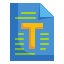 text paper icon