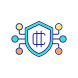 Security In Blockchain Network icon