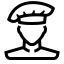 glyph neue style chef icon