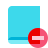 color glass style 删除书籍 icon