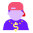 color glass style r'n'b icon