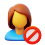 3d fluency style 거부하다 icon
