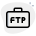 protocolo-de-transferencia-de-archivos-empresariales-externos-aplicación-cliente-logotipo-datos-verde-tal-revivo icon