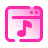 ストリーミングオーディオ icon