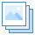blue ui style fotostapel icon