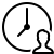 ios 17 outlined style verabredungszeitpunkt icon
