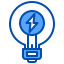 lampadina-esterna-ecologia-ed-energia-xnimrodx-blu-xnimrodx icon