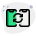 smartphone with notch and loop synching layout icon