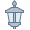 Laternenpfahl aus icon