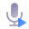 liquid glass color style 播放录音 icon