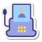 Lector de tarjeta inteligente con cable USB icon