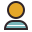 retro style customer icon