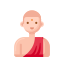 buddhist monk icon