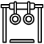 gymnastic rings icon