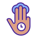 Three Finger Holding Gesture icon