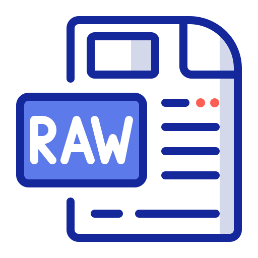 raw file icon